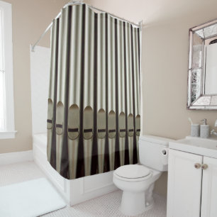 Rideau en douche de tuyaux d'organe