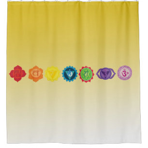 Rideau en douche de yoga de Chakra