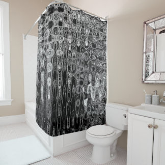 Rideau en douche d'encre et d'écho I par l'artiste
