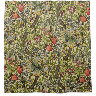 Rideau en douche d'or de lis de William Morris