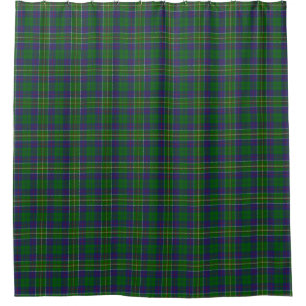 Rideau en douche écossais de tartan de chasseur de