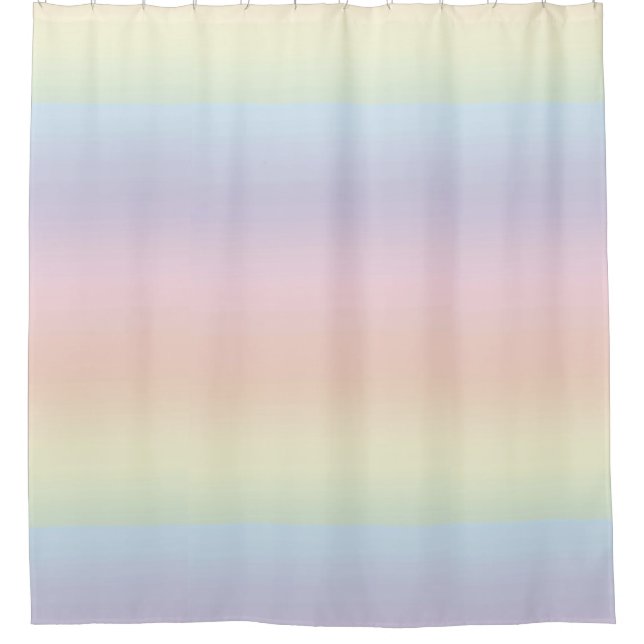 Rideau en douche en pastel de motif de rayure de (Devant)