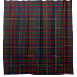 Rideau en douche irlandais de tartan de liège du