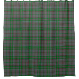 Rideau en douche irlandais de tartan de Wicklow du