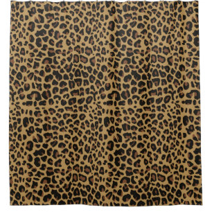 Rideau en douche sauvage d'impression de Jaguar