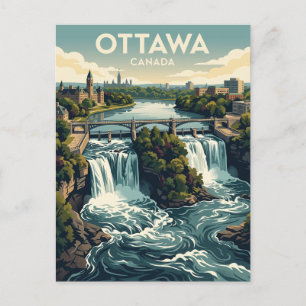 Rideau Falls Kanada Postkarte