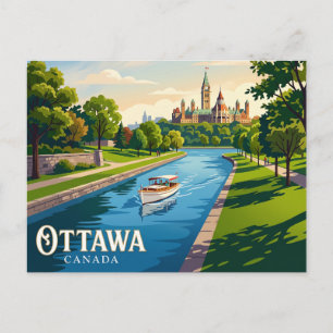 Rideau-Kanal Kanada Postkarte