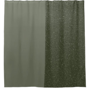 Rideau partagé vert mousse moderne – Personnalisab