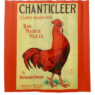 Rideaux De Douche 1910 Partition Chanticleer