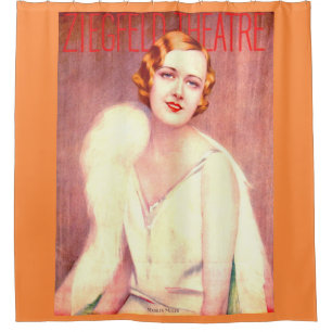 Rideaux De Douche 1928 Ziegfeld Théâtre couverture Marilyn Miller