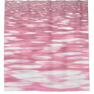 Rideaux De Douche #3 abstrait : Miroitement rose