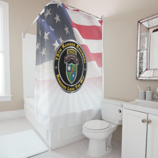 Rideaux De Douche 75e régiment de rangers  (En situation)