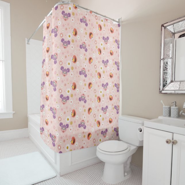 Rideaux De Douche Abby Cadabby & Elmo | Motif Woodland (En situation)