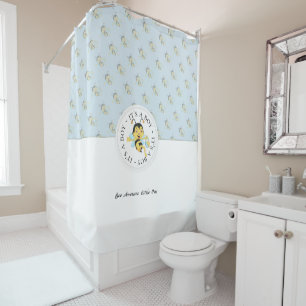 Rideaux De Douche Abee Bébé Garçon génial   Monogramme personnalisé