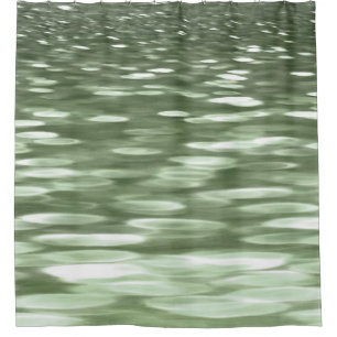 Rideaux De Douche Abstract #3: Olive green blur
