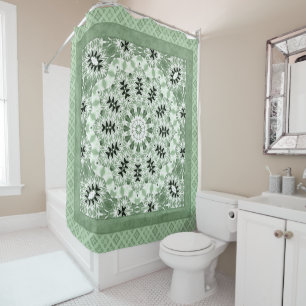 Rideaux De Douche Abstract modern mosaic kaleidoscopic