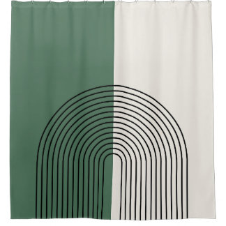 Rideaux De Douche Abstraction Bohème Moderne