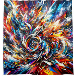 Rideaux De Douche Abstrait