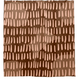 Rideaux De Douche Abstrait moderne du milieu du siècle