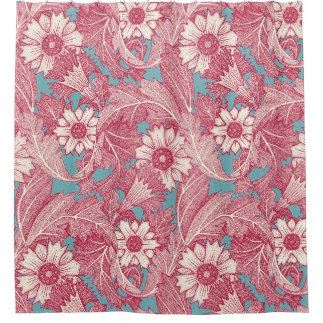 Rideaux De Douche acanthus viva magenta (Devant)