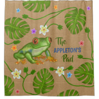Accueil de grenouille à notre nom personnalisé