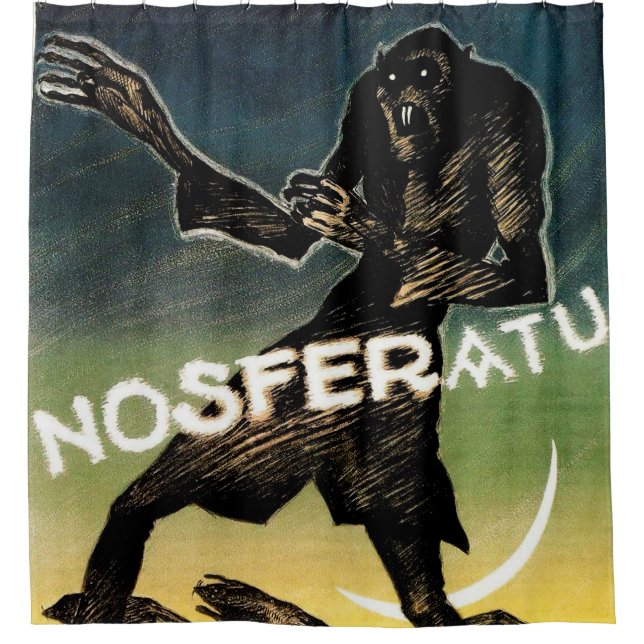 Rideaux De Douche Affiche de film de Nosferatu (Devant)