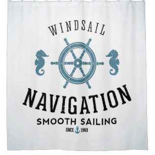 Rideaux De Douche Affiche de navigation de Windsail
