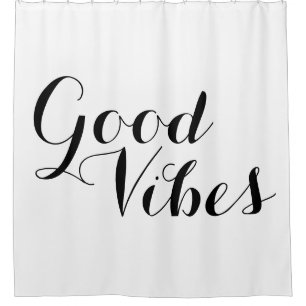 Rideaux De Douche Âge inspiré élevant heureux de Good Vibes nouvel