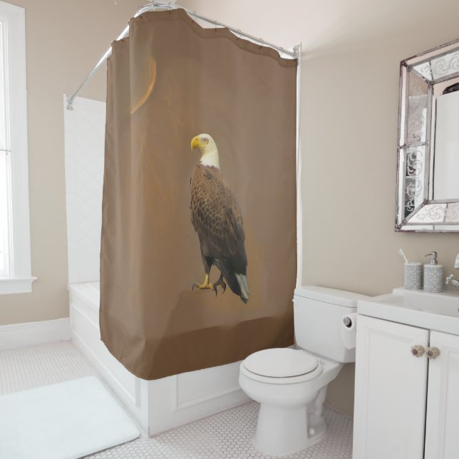 Rideaux De Douche Aigle chauve (En situation)