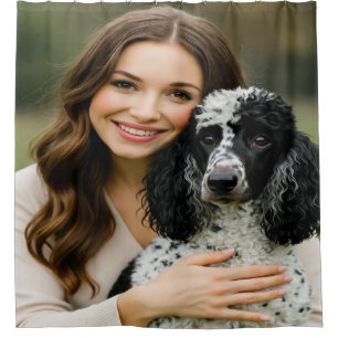 Rideaux De Douche Ajouter une photo de Poddle Personnaliser Personna