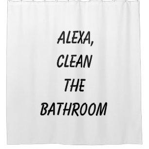 Rideaux De Douche Alexa, nettoie la salle de bain