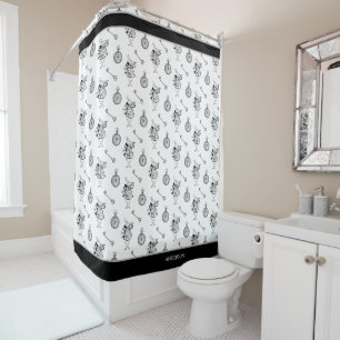 Rideaux De Douche Alice au pays des merveilles Lapin blanc Salle de 