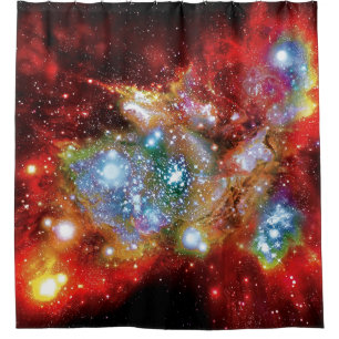 Rideaux De Douche Amas d'étoiles Lynx Arc Starbirth Impression d'art
