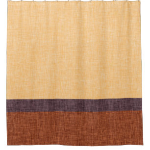 Rideaux De Douche Ambre Purple et Brown Tissu Tissu