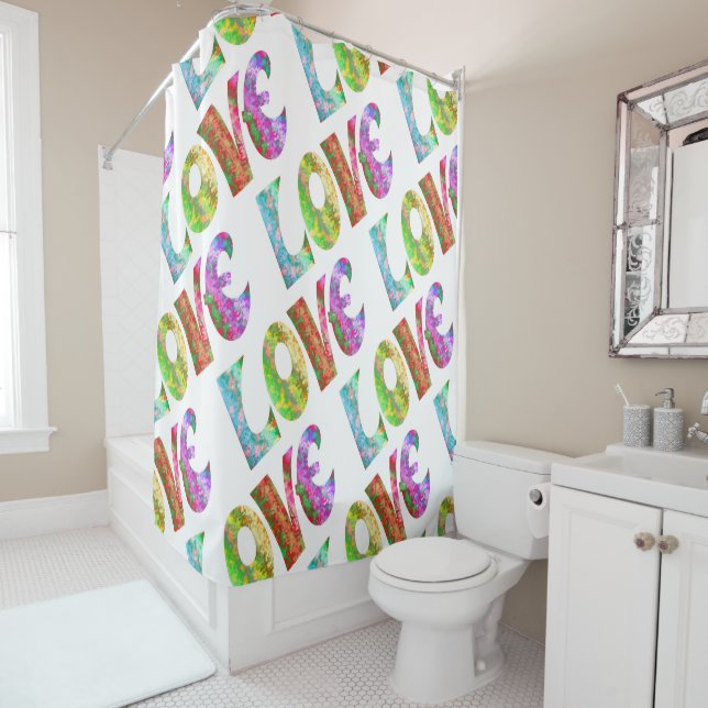 Rideaux De Douche AMOUR super (En situation)