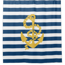 Ancre à voile jaune Bleu Blanc rayé