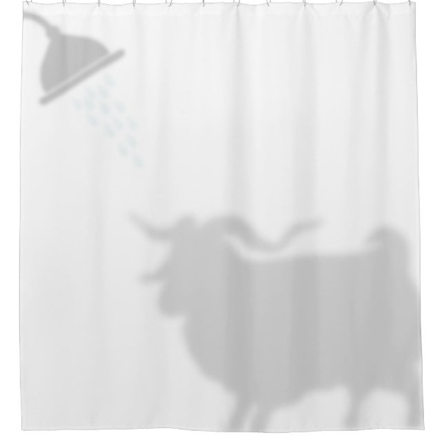 Rideaux De Douche Angora Buck Chèvre Ombre Silhouette Ombre Buddies (Devant)