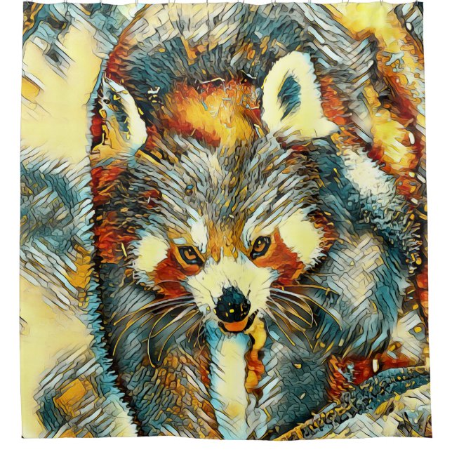 Rideaux De Douche AnimalArt_RedPanda_002 (Devant)