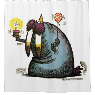 Rideaux De Douche Anniversaire Suit Walrus