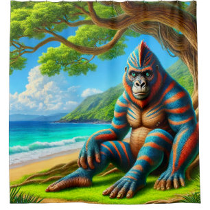 Rideaux De Douche Ape Creature