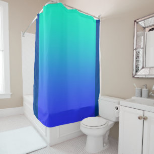 Rideaux De Douche Aqua bleu