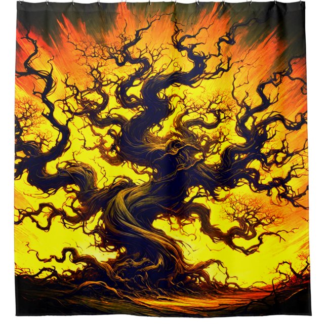 Rideaux De Douche Arbre (Devant)