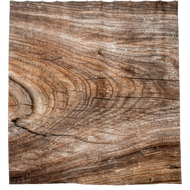 Rideaux De Douche Arbre texture bois massif brut (Devant)
