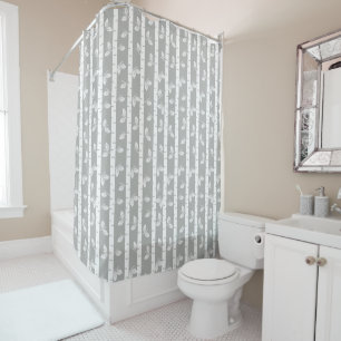 Rideaux De Douche Arbres d'Aspen modernes