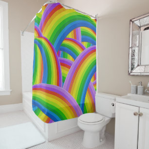 Rideaux De Douche Arc-en-ciel de couleur