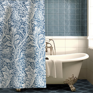 Rideaux De Douche Arcadia William Morris Hawthorn Motif Feuille