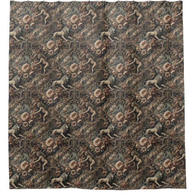 Rideaux De Douche Arcane Majesty - Gothique Baroque Design (Devant)