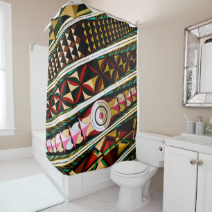 Rideaux De Douche Architecture espagnole colorée au plafond