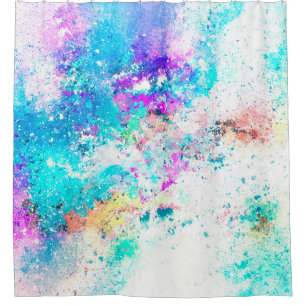 Rideaux De Douche Arrière - plan art aquarelle abstraite