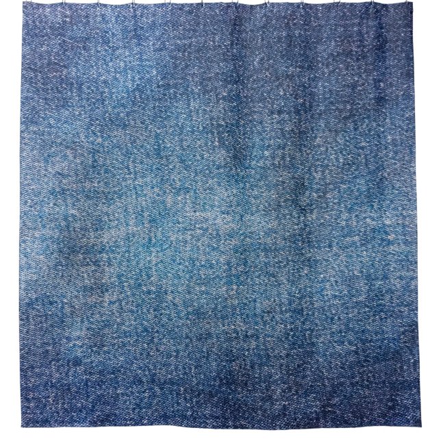 Rideaux De Douche Arrière - plan bleu, jean jean texture arrière - p (Devant)